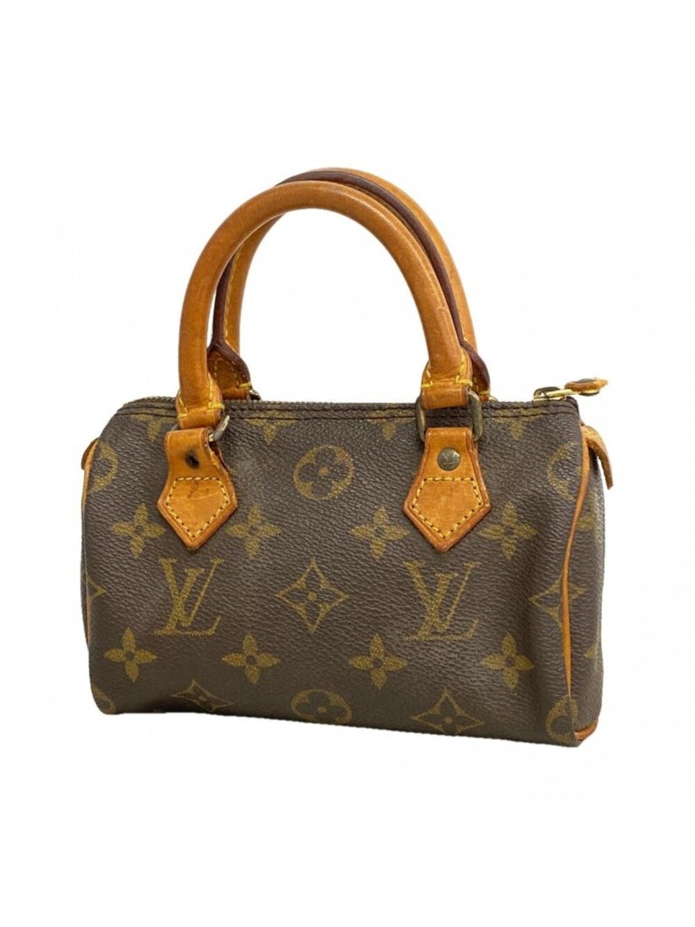 Louis Vuitton Handbag Monogram Mini Speedy Brown
